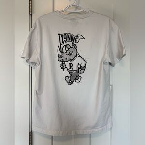 19NINE White Graphic T-Shirt Size Large